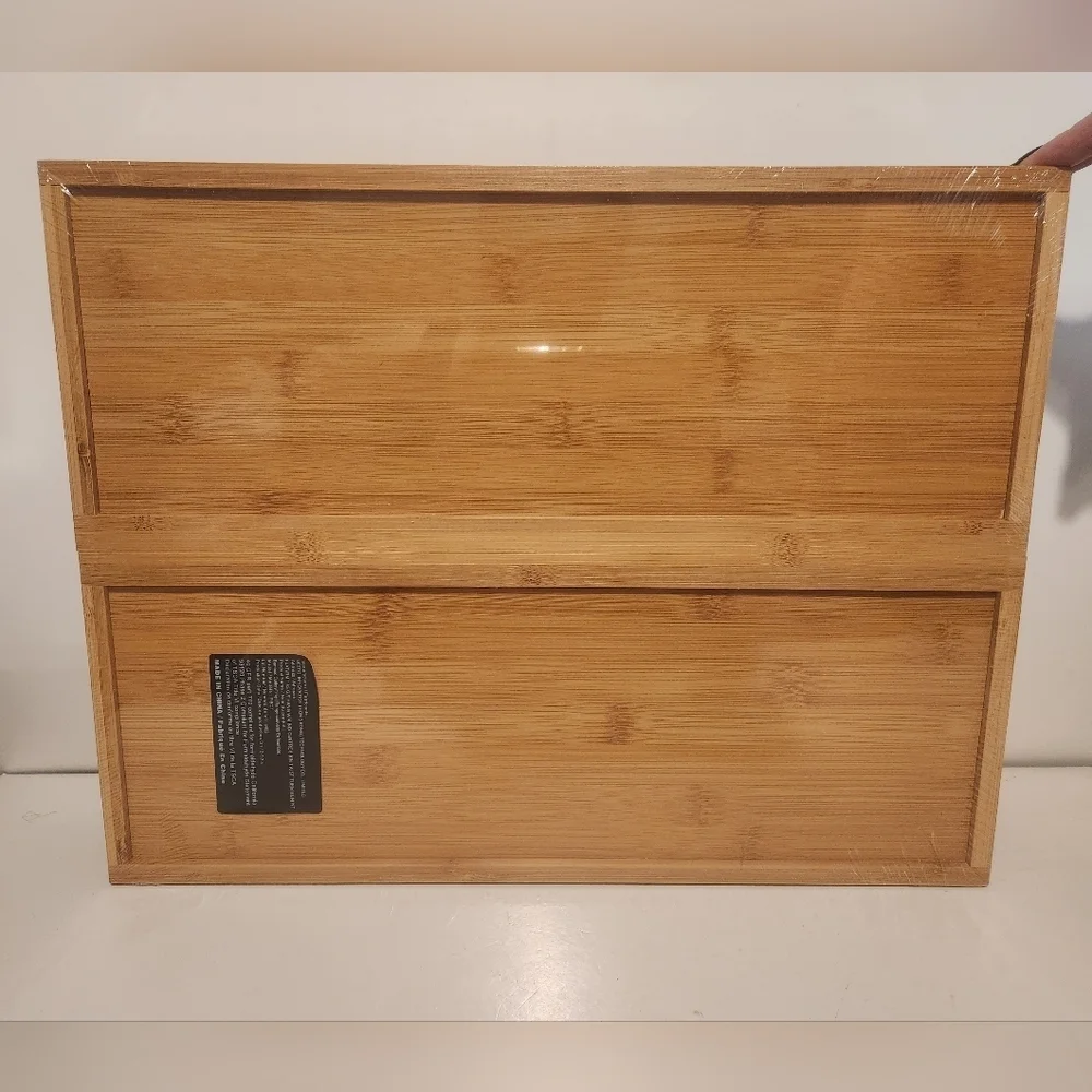 Brand New Expandable Bamboo Cutlery Tray